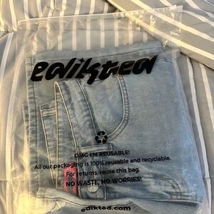 Edikted low rise Raelynn jeans